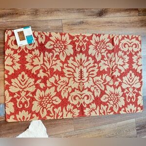 100% Jute Hand Braided Accent Rug Reversible 2’3”x3’9” NWT